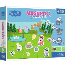 Trefl Primo - Puzzle - Magnetická sada prasiatko Pepina