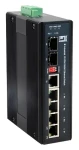 LevelOne IES-0600 / Priemyselný switch / 5x GbE / 1x SFP Combo / Kov / DIN lišta / IP30 (IES-0600)