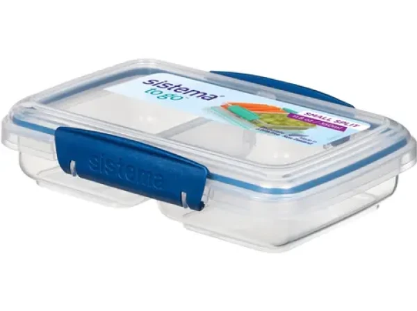 Sistema To Go Small Split Delený desiatový box s 2 oddielmi 350 ml modrá (8592001429338)