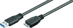 MicroConnect kábel USB3.0 A (M) - microUSB B (M) 2m čierna / 5000Mbit/s (USB3.0AB2MICRO)