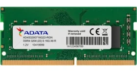 ADATA 16GB (1x16GB) 3200MHz / SO-DIMM / DDR4 / CL22 / 1.2V (AD4S320016G22-SGN)
