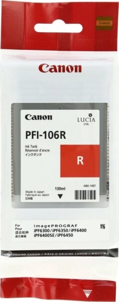 Canon CANON INK PFI-106 RED - 351201605