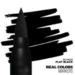 AK interactive AK Real Colors Marker Flat Black RCM033