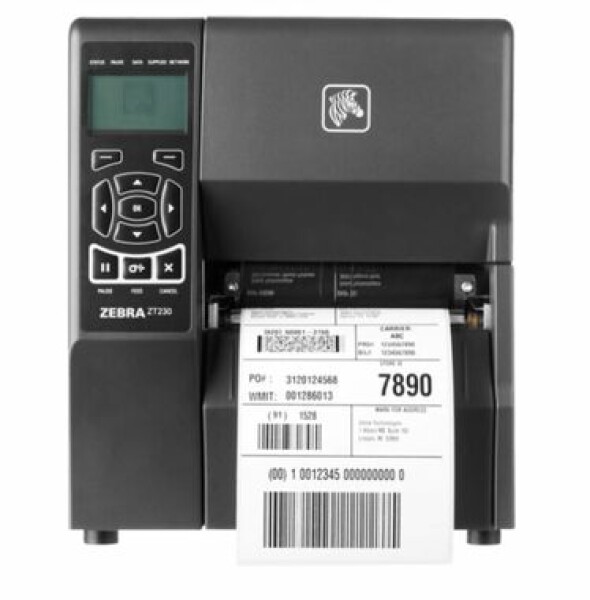 ZEBRA ZT231 DT (ZT23142-D0E000FZ) / 203dpi / USB / RS232 / LAN / Displ. / Zplii (ZT23142-D0E000FZ)