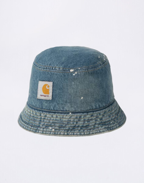 Carhartt WIP Belmar Bucket Hat Blue destroy wash M-L