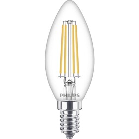 Philips Lighting 76219300 LED En.trieda 2021 E (A - G) E14 sviečkový tvar 6.5 W = 60 W teplá biela (Ø x d) 3.5 cm x 9.7 cm 1 ks; 76219300