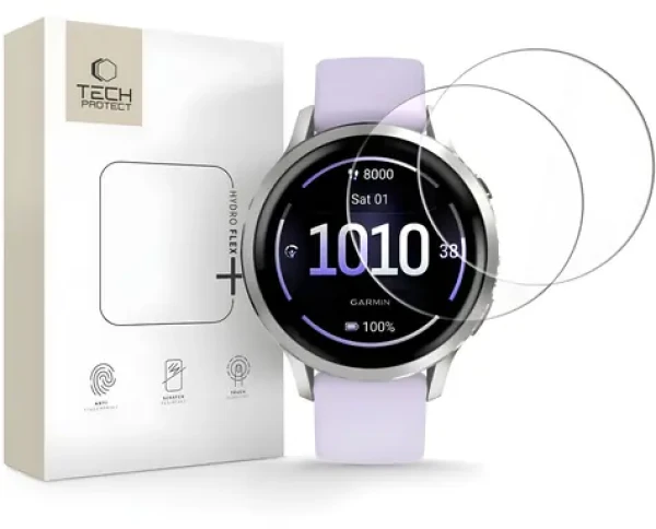 Tech-Protect Hydro Flex+ / Ochranná fólia / Hydrogélová / Garmin Venu 41mm / 2 ks