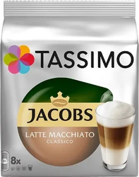Tassimo Jacobs Latté Macchiato / Káva v kapsule / 8ks (Latte Macchiato / 4031649)