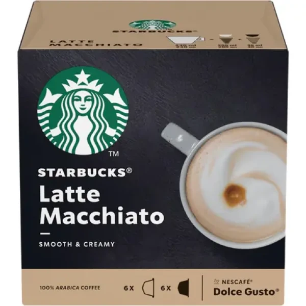 Starbucks Dolce Gusto Latte Macchiato 12 ks / Kapsľová káva (7613036989282)