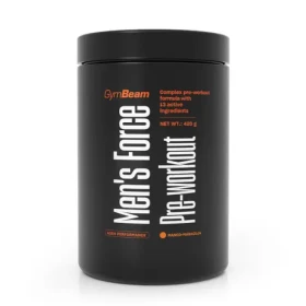 Men's Force Pre-Workout - GymBeam (mango marakuja, 420 g) (105301-1-420g-mangomaracuja)
