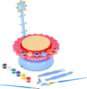 KIK Hrnčiarsky kruh s hlinou a farbami