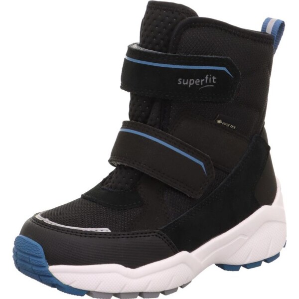 Chlapčenské snežnice CULUSUK 2.0 Black/Blue Gore-Tex, Superfit , 1-009173-0000, čierna - 27