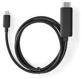 Nedis USB-C - HDMI 2m čierna / Adaptér / USB 3.2 Gen 1 / 4K 60Hz (CCGL64655BK20)