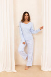 Regina 712 long/r M-XL Z25/26 dámske pyžamo Růžová L