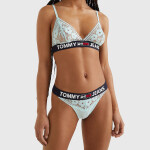 Dámske džínsové čipkované tangá UW0UW03950-C94 - Tommy Hilfiger L