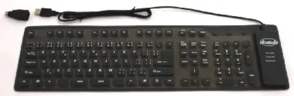 Acutake DARKROLL Keyboard / USB / PS2 / CZ / Čierna (ACU-DARKROLL-KEYBOAR DEXCLUSIV)