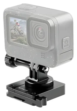 Puluz PU935B / Držiak na helmu / pre akčné kamery GoPro, DJI, Insta360 / hliníková zliatina (PU935B)