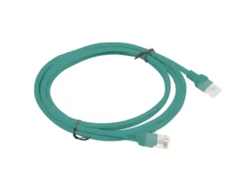 Lanberg Patch kábel Cat5e U/UTP zelená, 0,25 m (10 ks) / Patch kábel / RJ45-RJ45 / Fluke Passed / CCA (PCU5-20CC-0025-G)