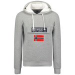 Geografické Nórsko Gadrien DB 054 M WW6114H/GN/Blended Grey/White Mikina L