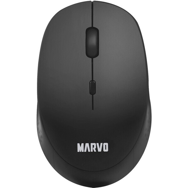 Marvo WM103BK čierna / Bezdrôtová optická myš / 1600 DPI / 2.4GHz USB prijímač (WM103BK)