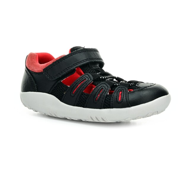 Bobux Summit Black - Radiant Red Multi barefoot sandále 26 EUR