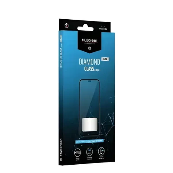 MyScreen DIAMOND GLASS edge LITE Full Glue čierna / Ochranné sklo / Oppo A96 / lepenie cez celý displej (MD6632 DGLFG)