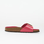 Tenisky Birkenstock Madrid Big Buckle Natural Leather Patent Women High-Shine Fuchsia Tulip EUR 39