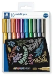 Staedtler Metallic / Popisovač / okrúhly hrot / mix farieb / 10 ks / 1-2 mm (8323 TB10)