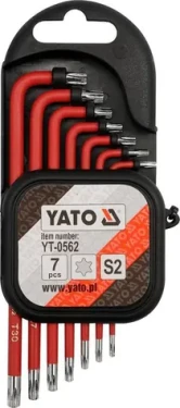 YATO YT-0562 / Sada kľúčov TORX s otvorom 7 ks (YT-0562)