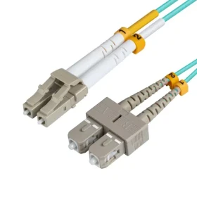 MicroConnect Optical Fibre Cable LC/SC Multimode duplex OM3 7m modrá (FIB422007)