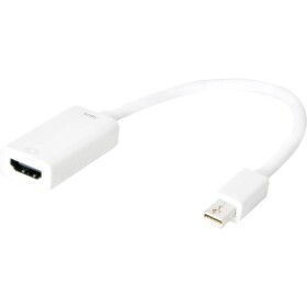 LogiLink CV0036B adaptér [1x mini DisplayPort zástrčka - 1x HDMI zásuvka] biela 15.00 cm; CV0036B