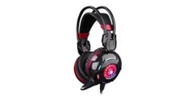 A4tech BLOODY G300 čierna / Herné slúchadlá s mikrofónom / Mikrofón sklápací / USB / 2x 3.5mm jack / 2 m (G300)