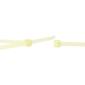 WKK 120124971, 120124971, sťahovacie pásky, 3.60 mm, 200 mm, prírodná, žiarovo stabilizované, 100 ks; 120124971