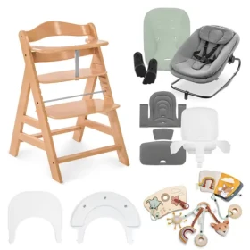 Hauck Alpha+ set Štart N Grow, 0m+/až 90kg, Natural Dark Grey (HK664797)