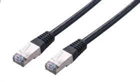 C-tech patchcord Cat5e FTP 0.5 m čierna (8954125014706)