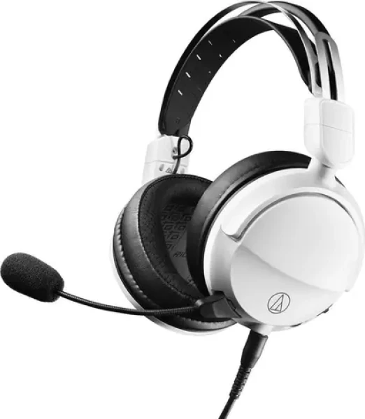 AUDIO TECHNICA ATH-GL3WH biela / herné slúchadlá / mikrofón / 3.5 mm jack (ATH-GL3WH)