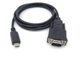 Equip 133392 čierna / Adaptér / USB-C - DB9 RS232 / Prolific PL2303GT / 1,5 m (133392)