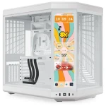 Hyte Y70 Touch Infinite biela / E-ATX / 2x USB-A 3.2 / 1x USB-C 3.2 / priehľadná bočnica / Riser kábel / displej (CS-HYTE-Y70TI-WW)