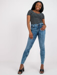 Dámske džínsy nohavice D85035C62220 - SUBLEVEL L jeans-sv.modrá