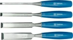 Vorel Sada dlát 4 ks / Dláta / Oceľ CrV / 6-12-18-24 mm (TO-25530)