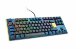 Ducky One 3 Daybreak TKL MX-Blue modrá / Herná klávesnica / podsvietená / mechanická / drôtová (USB) / DE (DKON2187ST-CDEPDDBBHHC1)