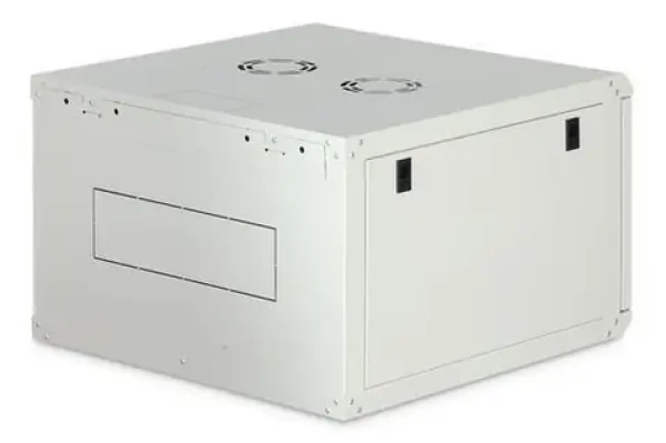 Digitus Dynamic 7U 19" nástenná skriňa čierna / Nástenná skriňa / hl. 60 cm / sklenené dvere / nosnosť 60 kg / IP20 (DN-19 07U-6/6-EC-SW)