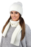 Kamea Hat&Scarf K.23.232.01 biela OS