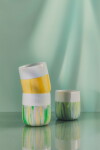 Royal Copenhagen Porcelánový hrnek Fluted Contrast Marble Northern Lights 350 ml