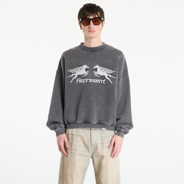 Tričko REPRESENT Pegasus Sweatshirt UNISEX Vintage Grey L