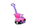 Mamido Mamido Odrážadlo Sport Car s vodiacou tyčou 3v1 ružové