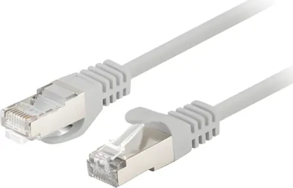 Lanberg CAT6 FTP 1 m šedá / Patch kábel / RJ45-RJ45 / Fluke Passed / 10 ks (PCF6-20CC-0100-S)