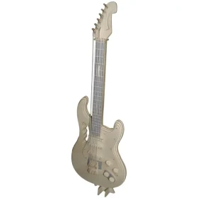 Woodcraft Drevené 3D puzzle elektrická gitara