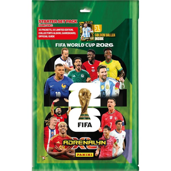 Panini FIFA WORLD CUP 2026 - ADRENALYN - štartér set