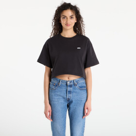 Tričko Vans W Salton Relax Crop SS T-Shirt Black L